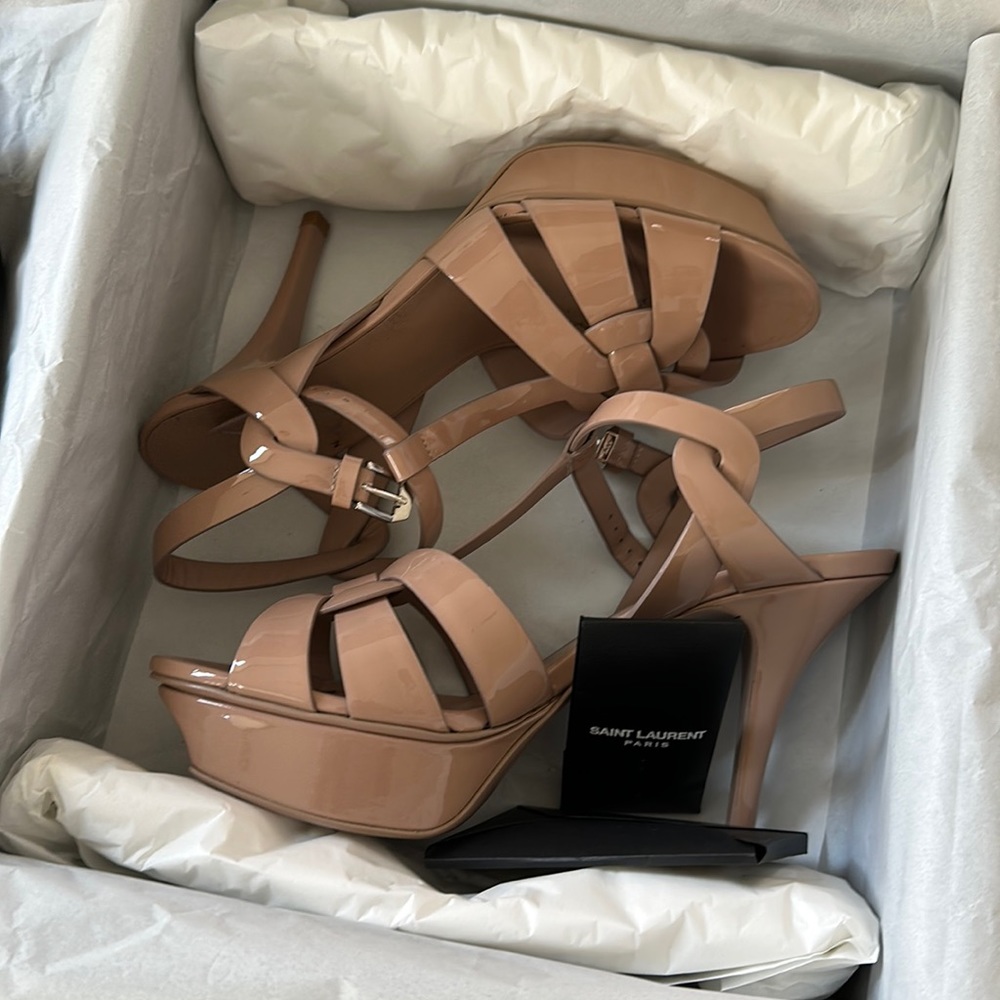 YSL Tribute heels/sandals 75